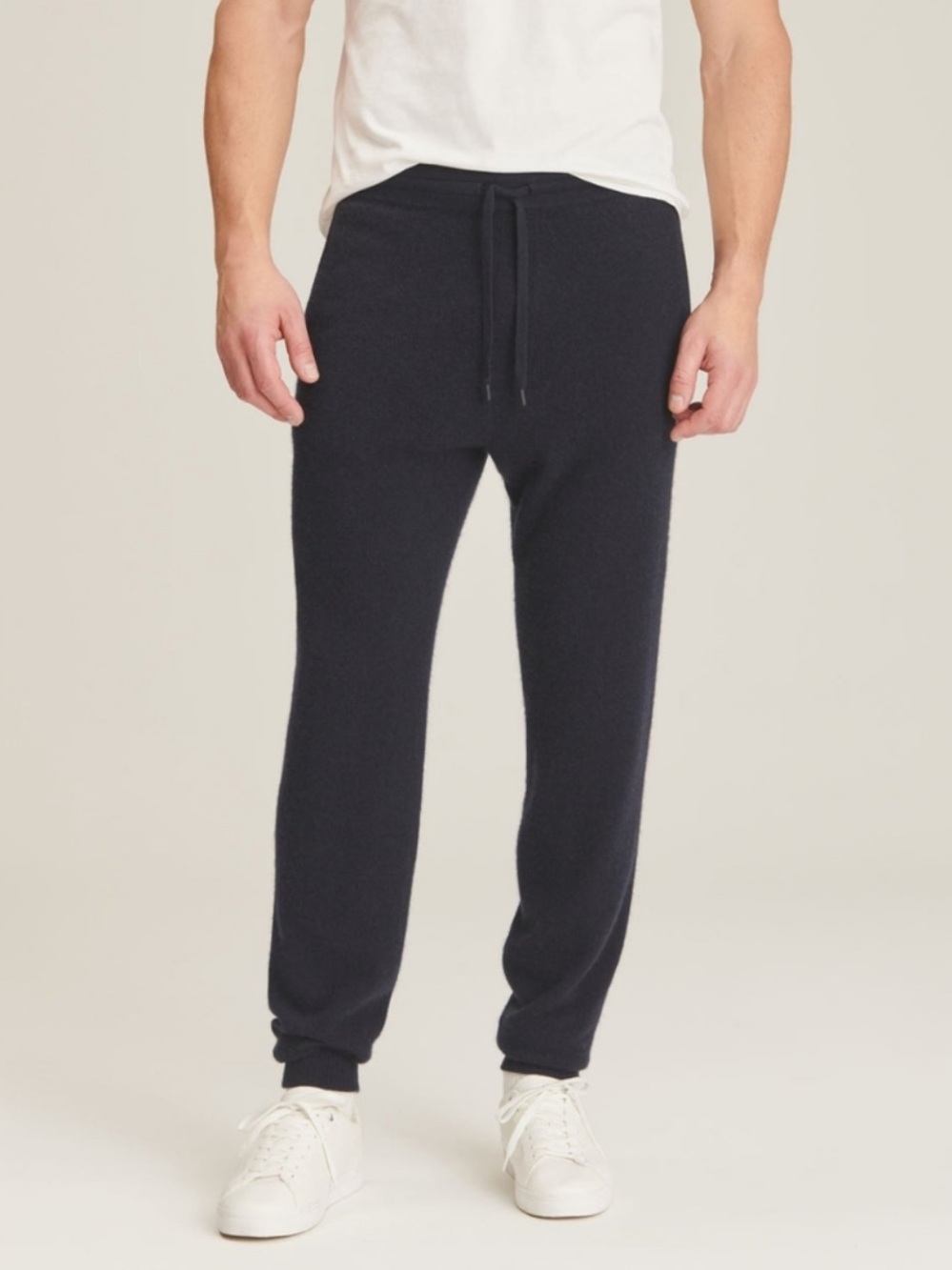 Nadam Off Duty Cashmere Jogger Pants Black